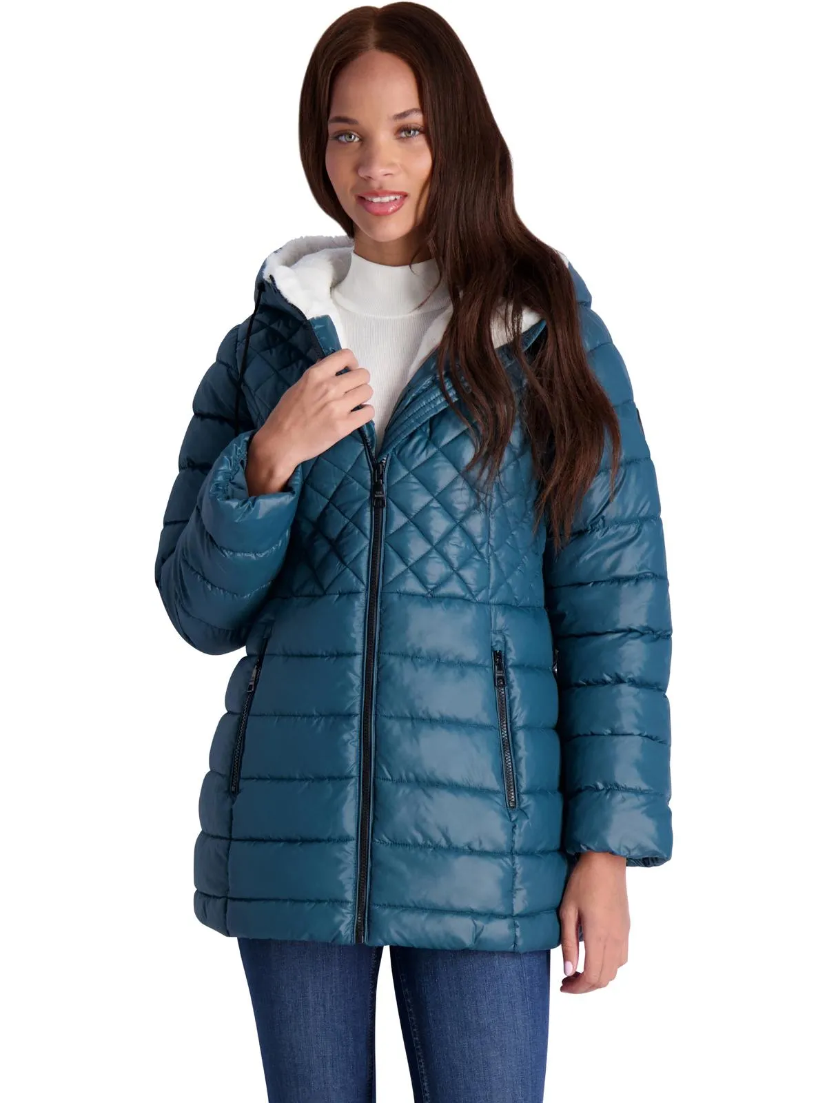 Cozy Lined Glacier Shield Womens Cozy Quilted Glacier Shield Coat