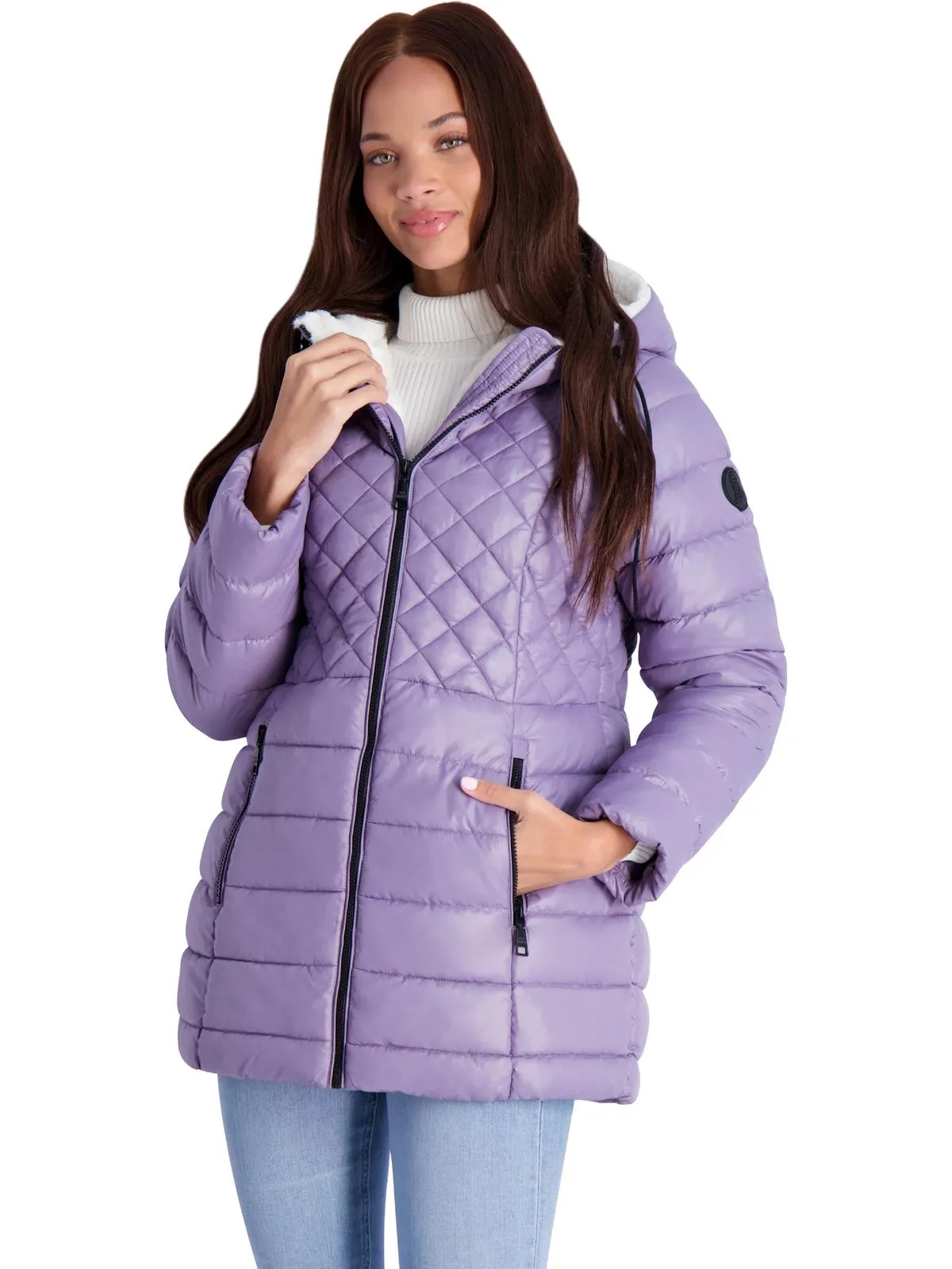 Cozy Lined Glacier Shield Womens Cozy Quilted Glacier Shield Coat
