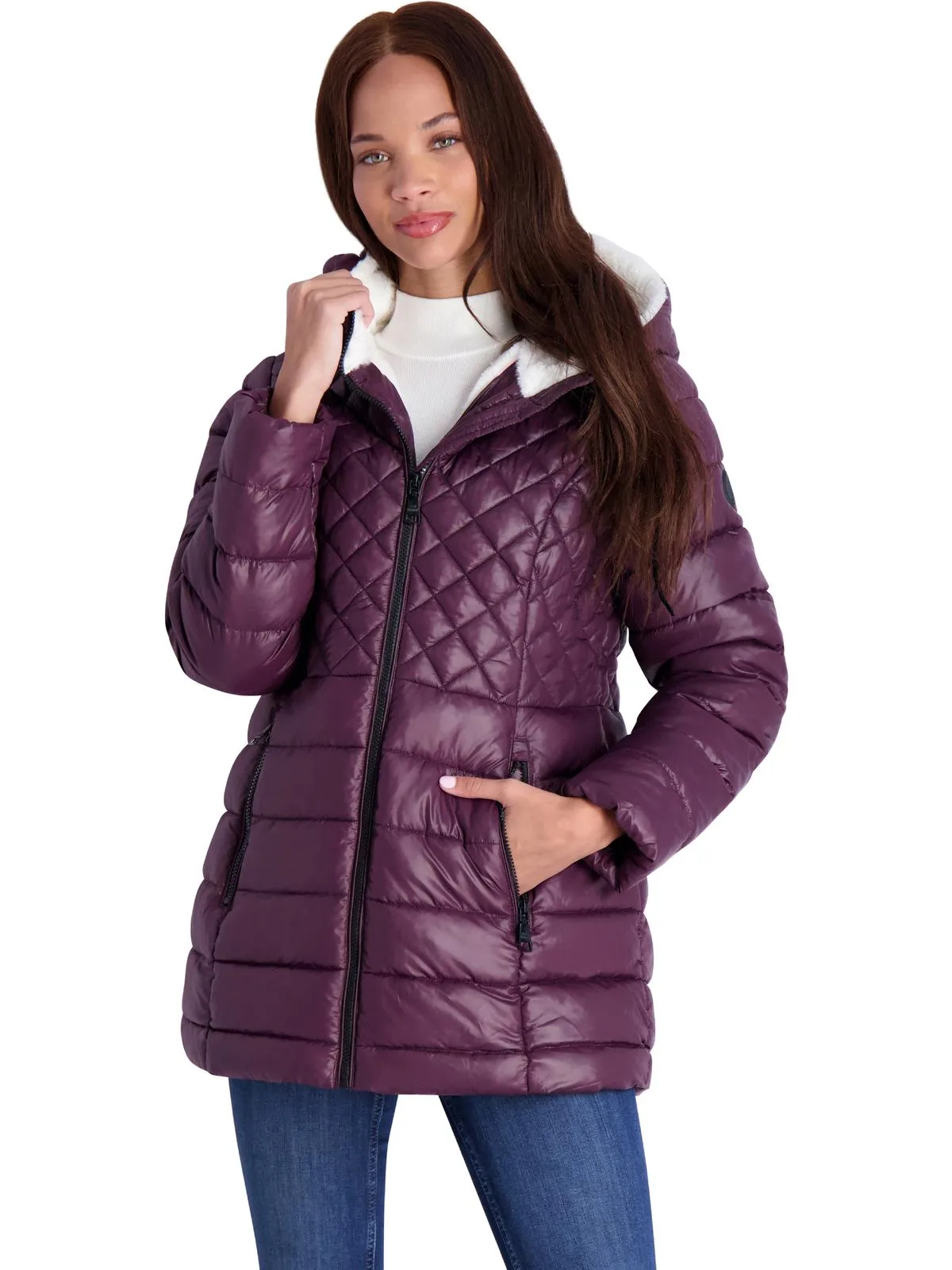Cozy Lined Glacier Shield Womens Cozy Quilted Glacier Shield Coat