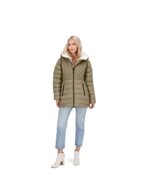 Cozy Lined Glacier Shield Womens Cozy Quilted Glacier Shield Coat