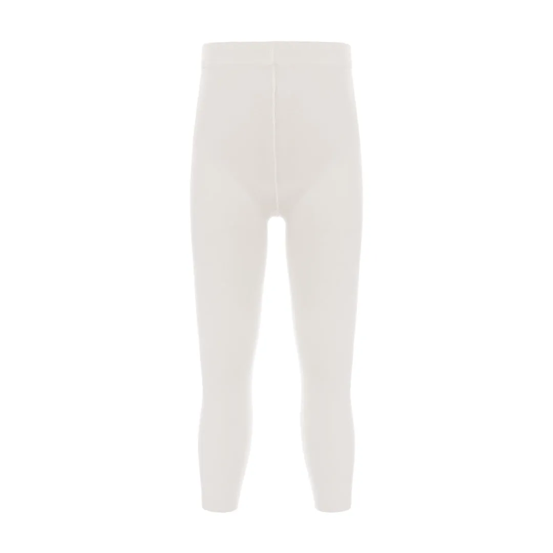 Cream Cotton Tights