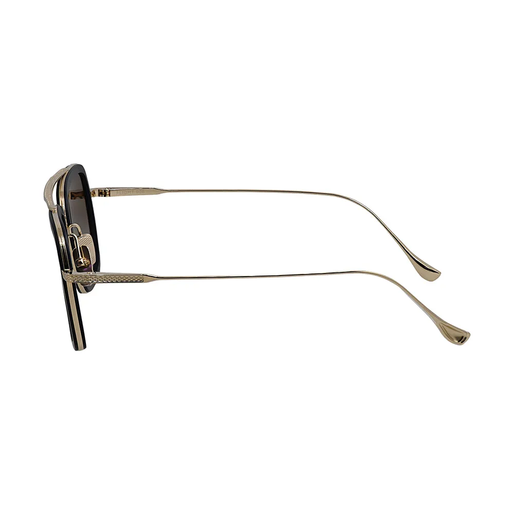 Dita Flight.006 DT 7806-B-BLK-GLD-52 Unisex Aviator Sunglasses