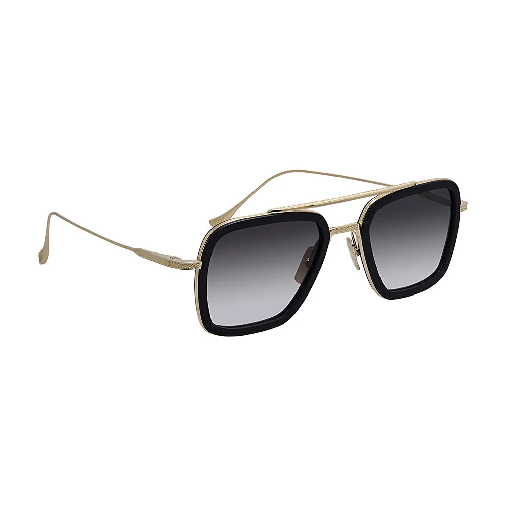 Dita Flight.006 DT 7806-B-BLK-GLD-52 Unisex Aviator Sunglasses