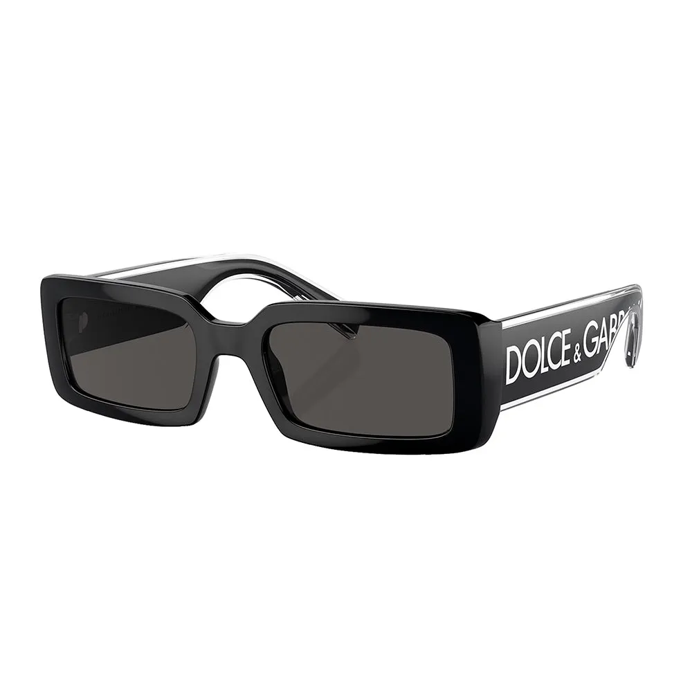 Dolce & Gabbana  DG 6187 501/87 53mm Womens Rectangle Sunglasses