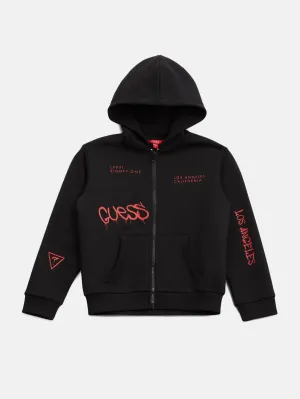 Eco Fox Graffiti Active Fleece Jacket (7-16)