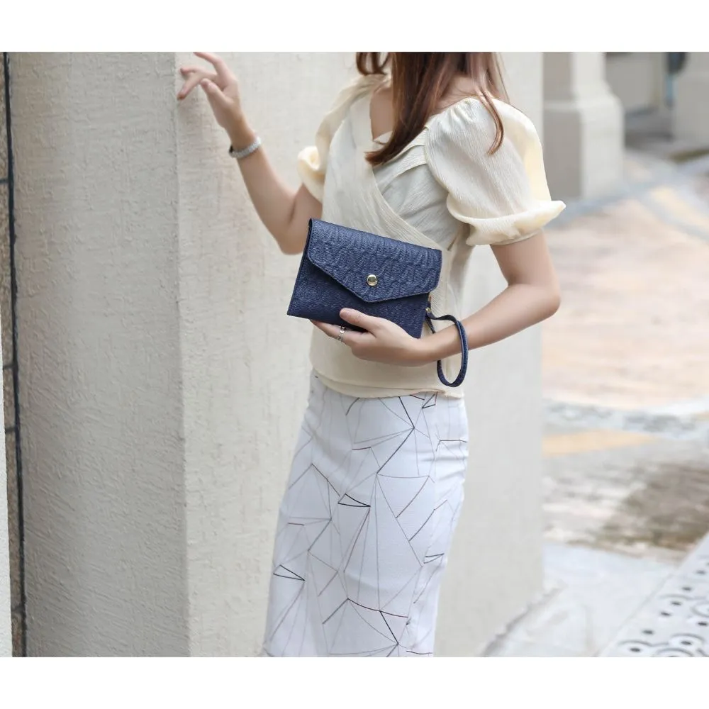 Edelyn embossed M Signature 4 PCS Tote Set