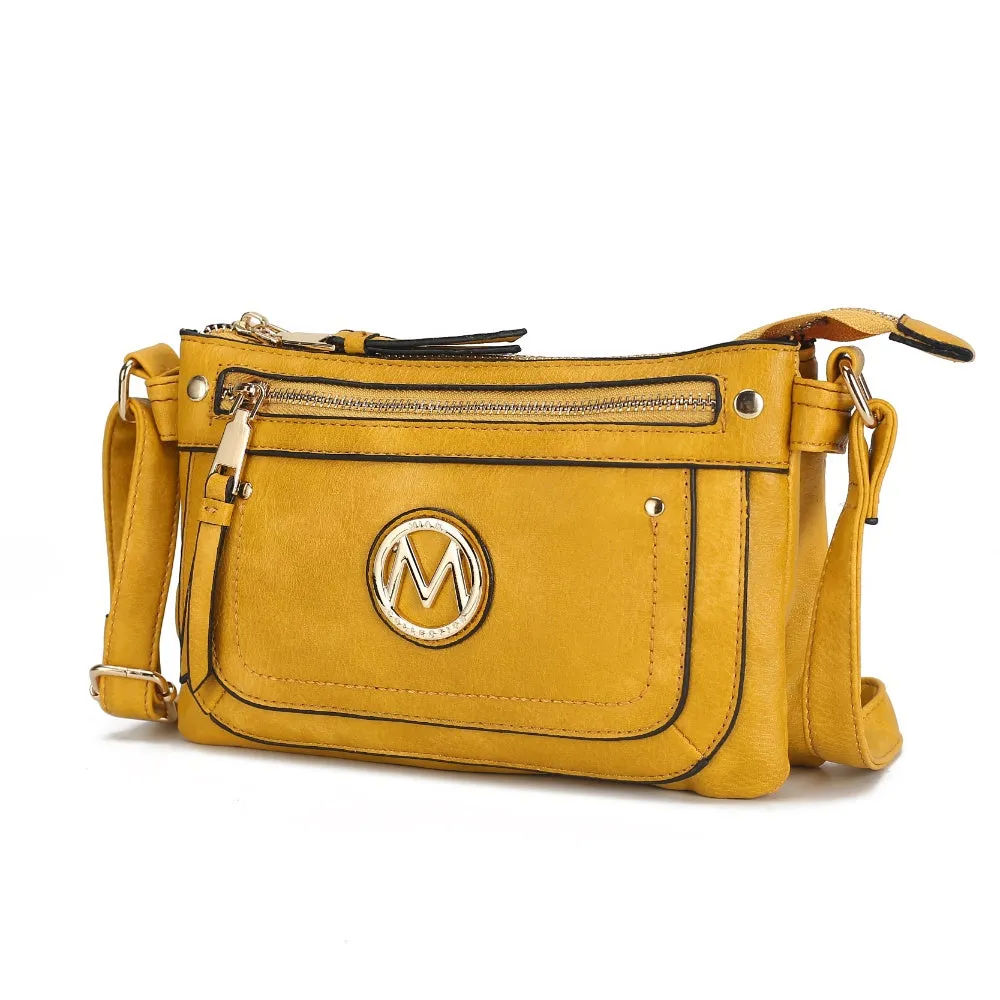 Elaina Multi Pocket Crossbody Handbag