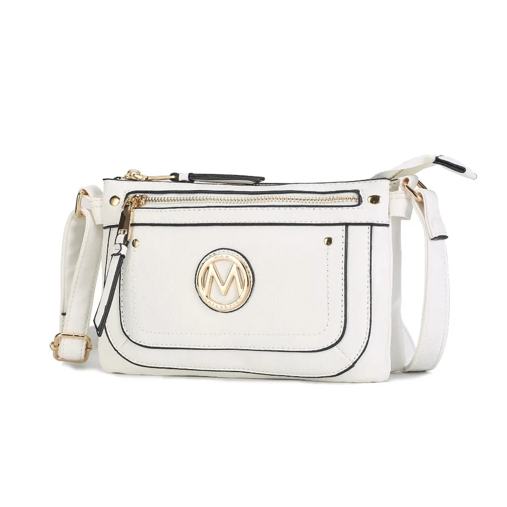 Elaina Multi Pocket Crossbody Handbag