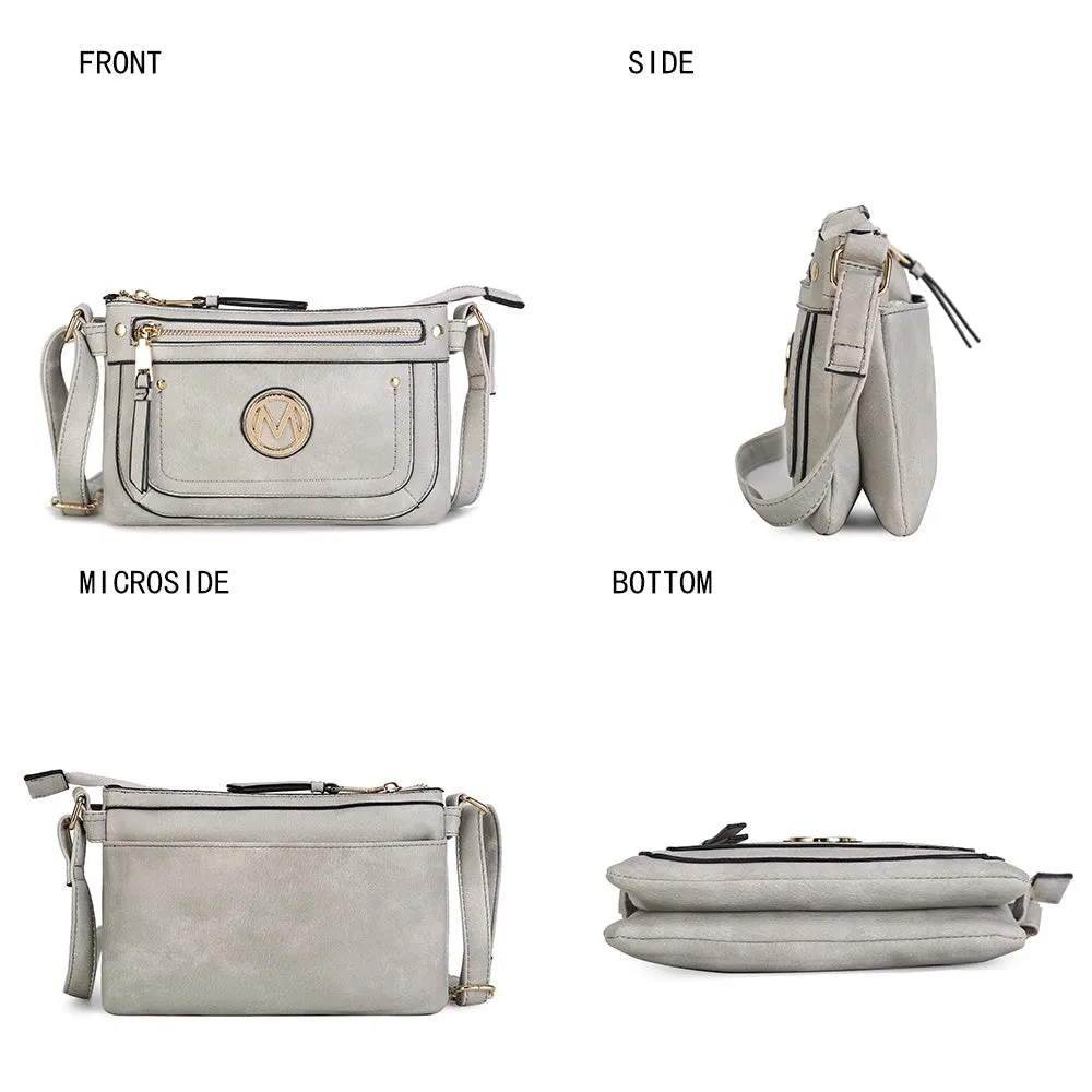 Elaina Multi Pocket Crossbody Handbag