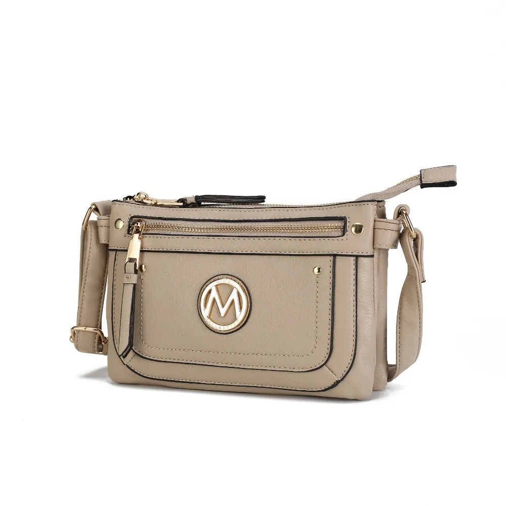 Elaina Multi Pocket Crossbody Handbag