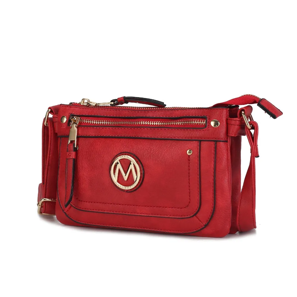 Elaina Multi Pocket Crossbody Handbag