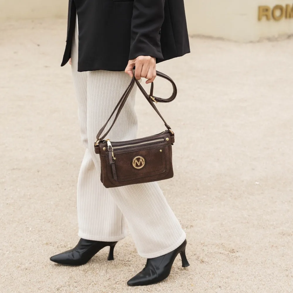 Elaina Multi Pocket Crossbody Handbag