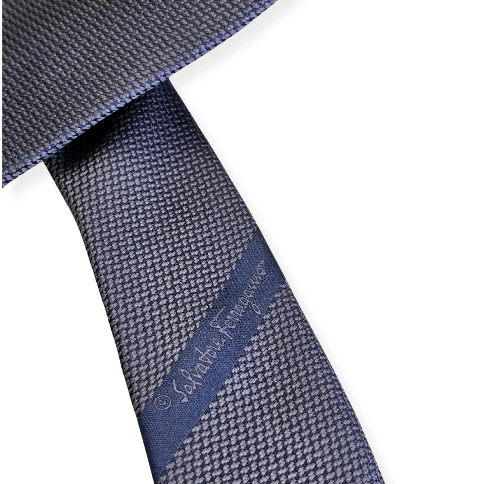 Ferragamo 3-Zero Tie Grey