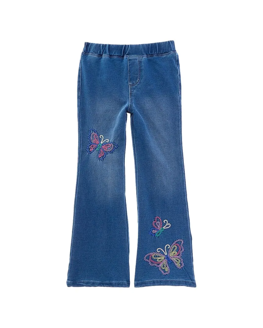 Flapdoodles Butterfly Flare Jean