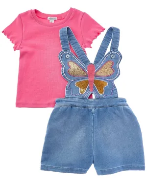 Flapdoodles Butterfly Shortall Set
