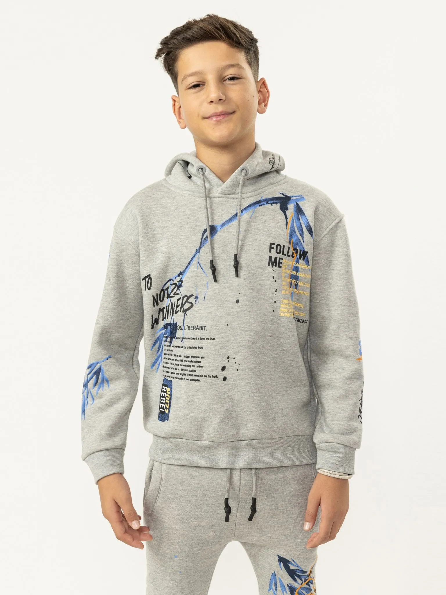 FOLLOW ME HOODIE SET TOP