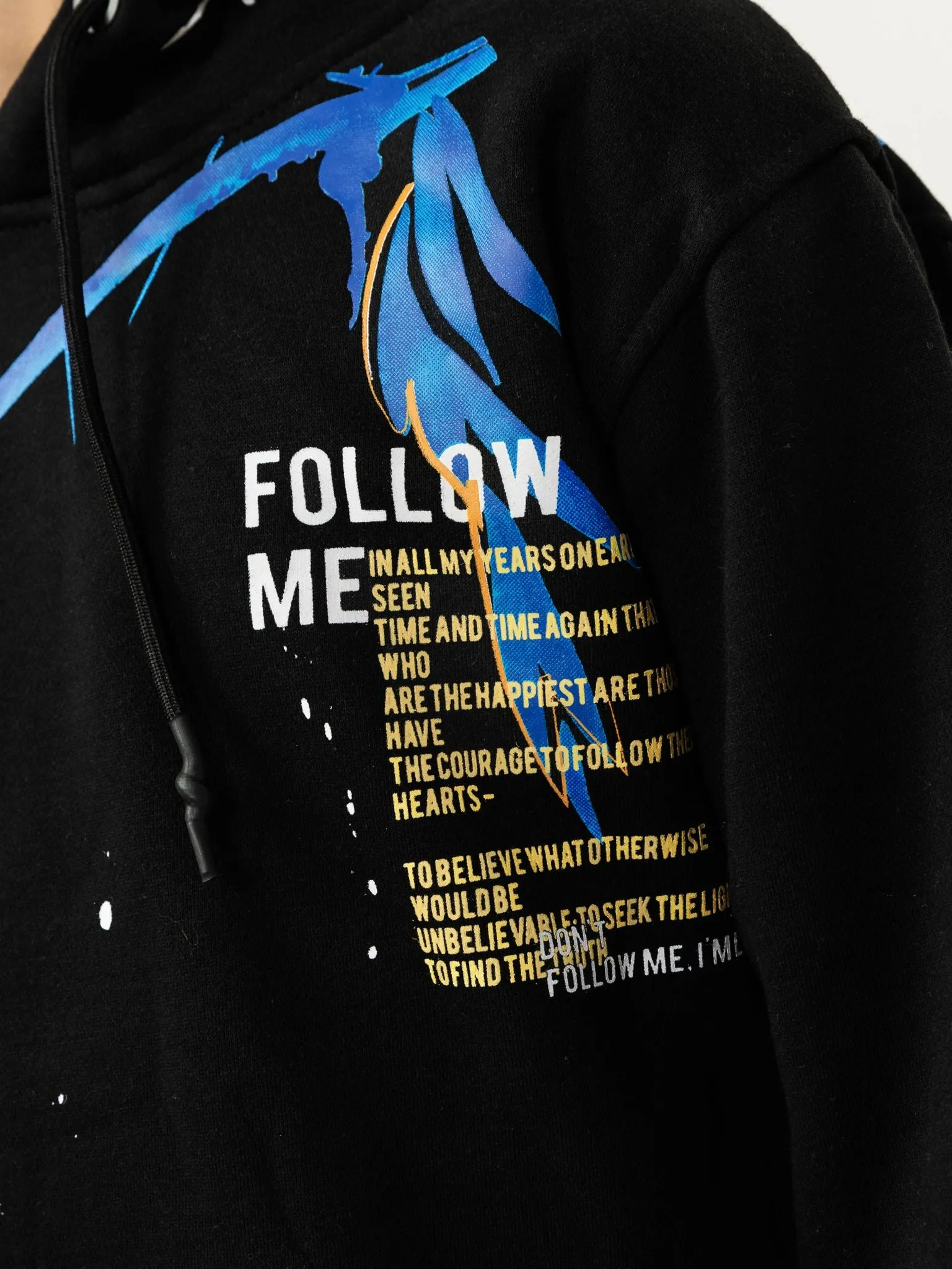 FOLLOW ME HOODIE SET TOP