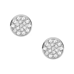 Fossil Earring Women's Silver Brass Stud Earring