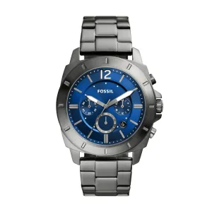 Fossil Men's Privateer Chronograph, Smoke Stainless Steel Watch