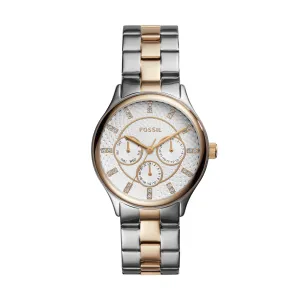 Fossil Women Modern Sophisticate Multifunction, Tri-Tone Stainless Steel Watch