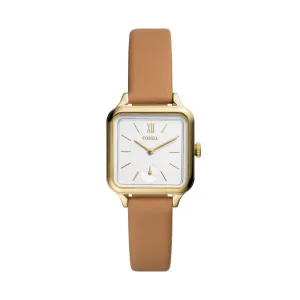Fossil Women's Colleen Three-Hand, Gold-Tone Stainless Steel Watch