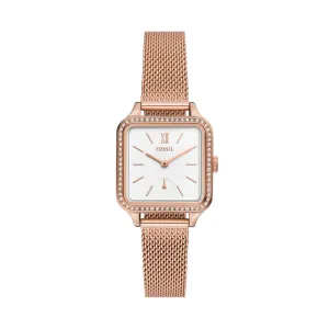 Fossil Women's Colleen Three-Hand, Rose Gold-Tone Stainless Steel Watch