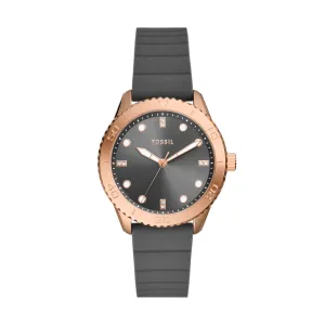 Fossil Women's Dayle Three-Hand, Rose Gold-Tone Stainless Steel Watch
