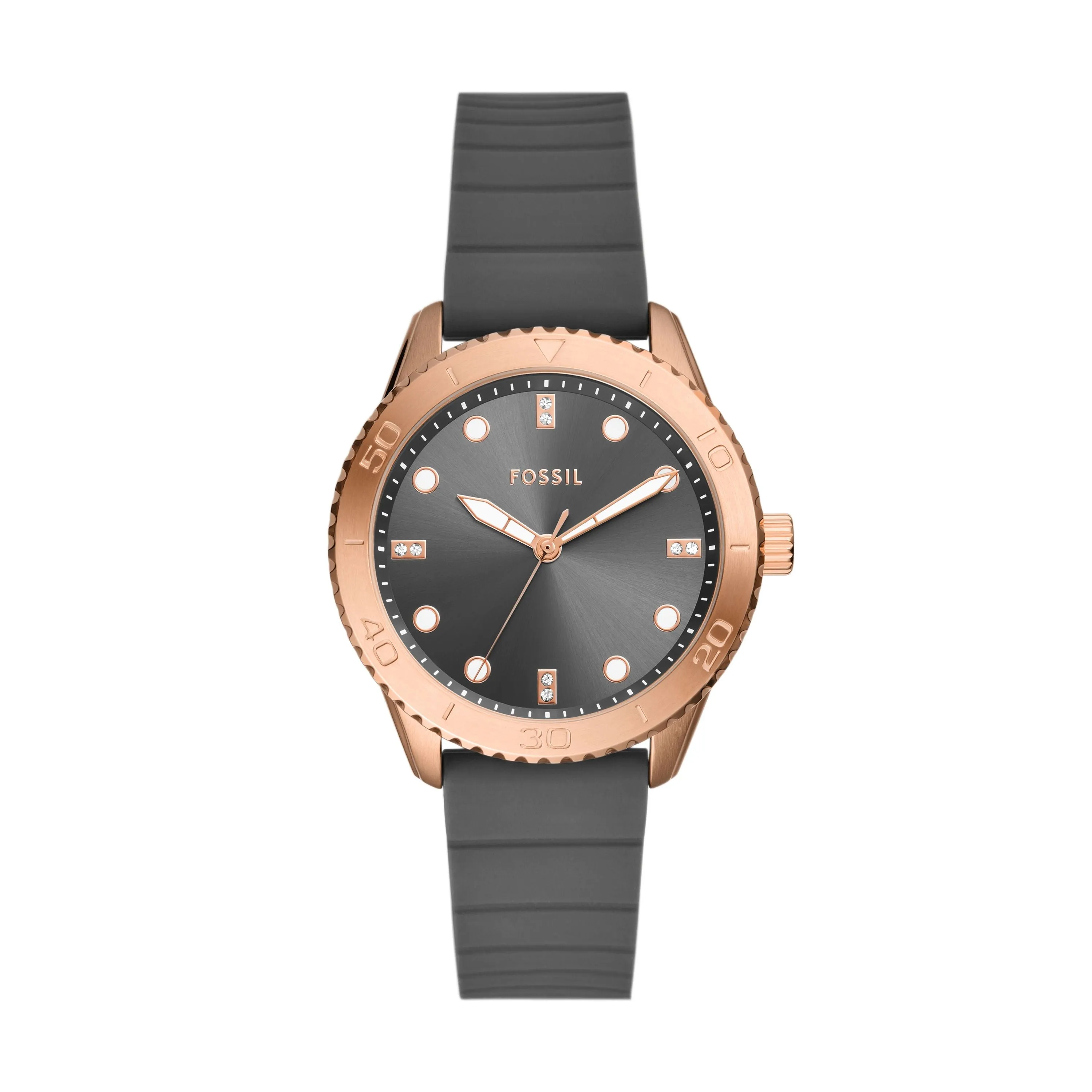Fossil Women's Dayle Three-Hand, Rose Gold-Tone Stainless Steel Watch