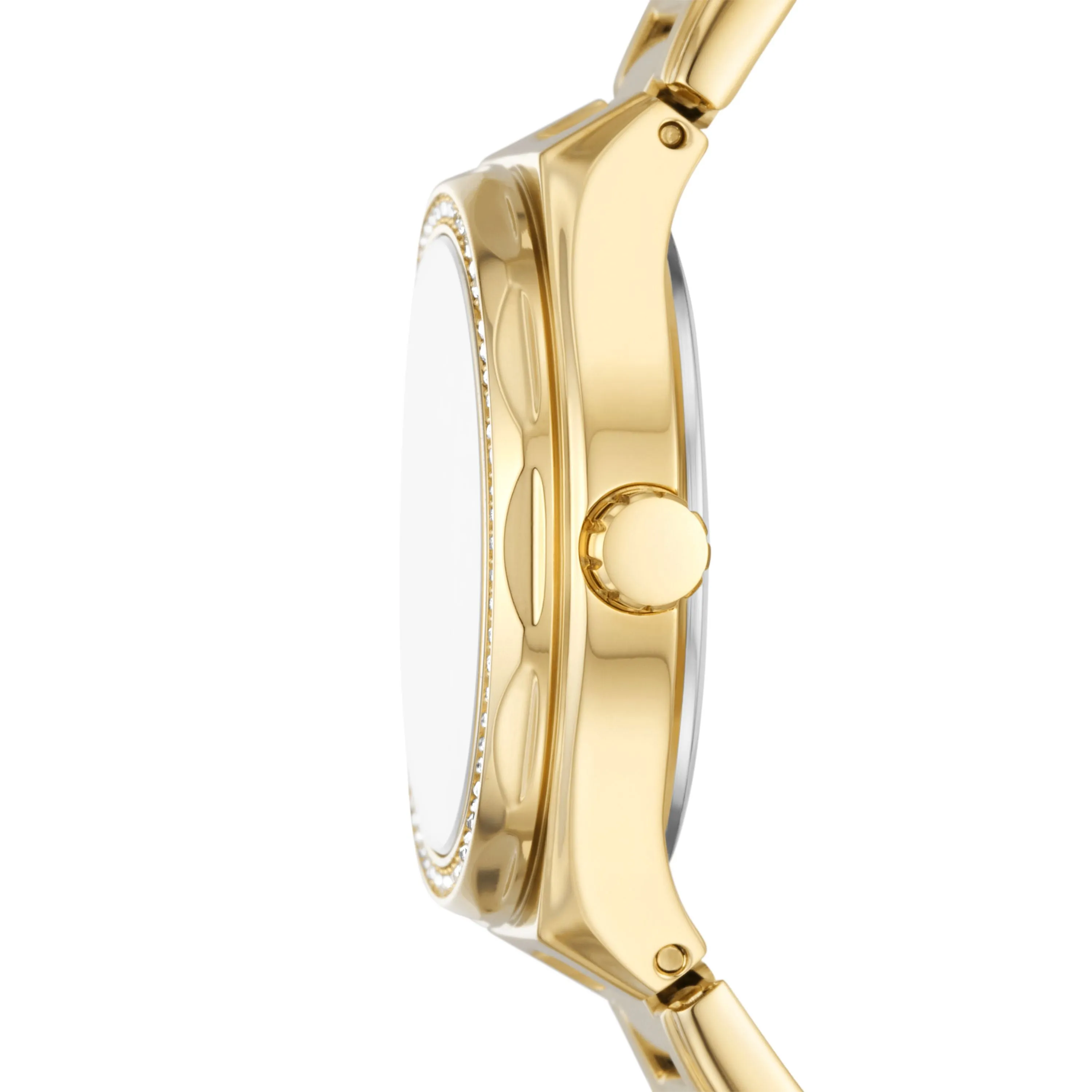 Fossil Women's Eevie Three-Hand Date, Gold-Tone Stainless Steel Watch