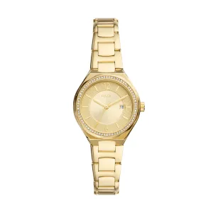Fossil Women's Eevie Three-Hand Date, Gold-Tone Stainless Steel Watch