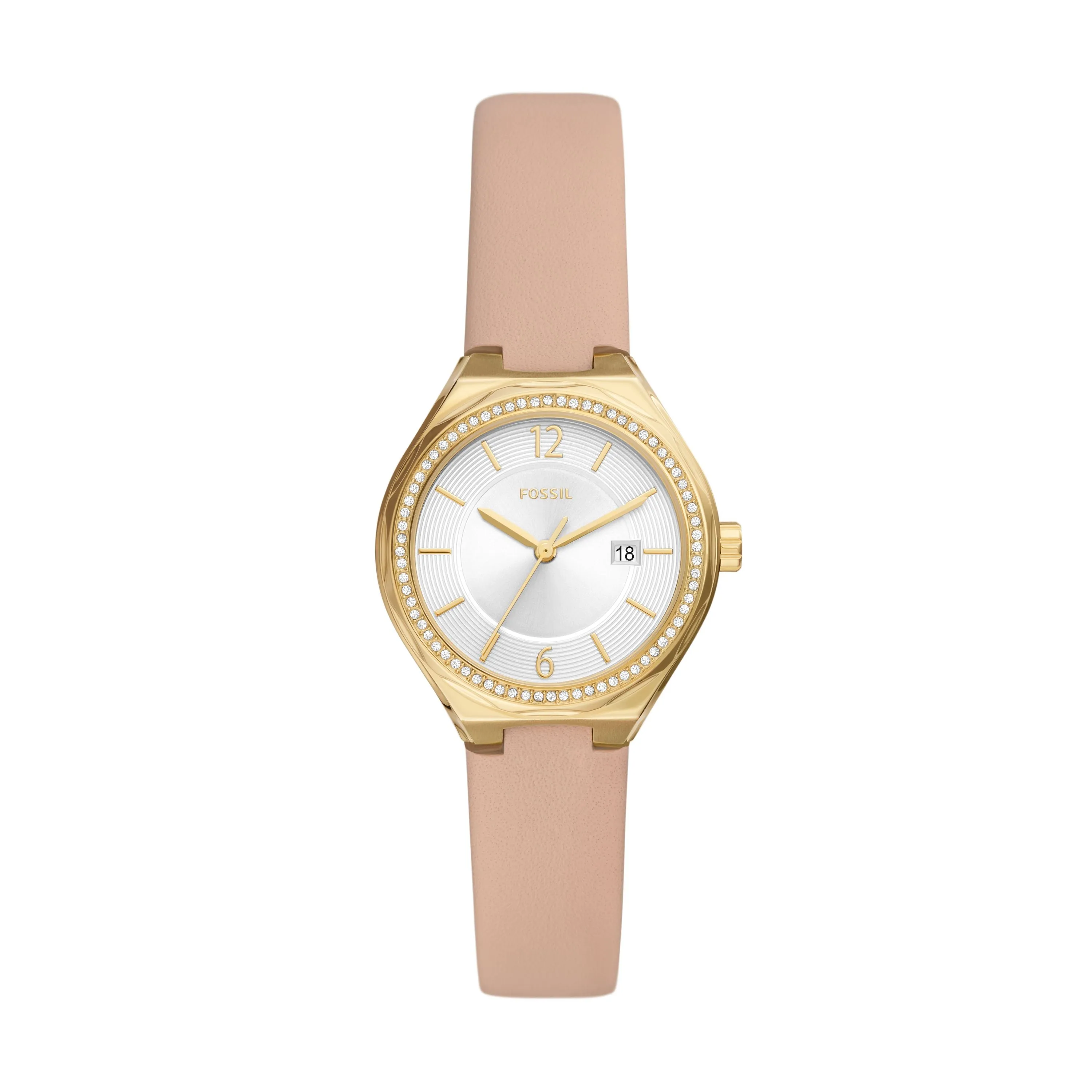 Fossil Women's Eevie Three-Hand Date, Gold-Tone Stainless Steel Watch
