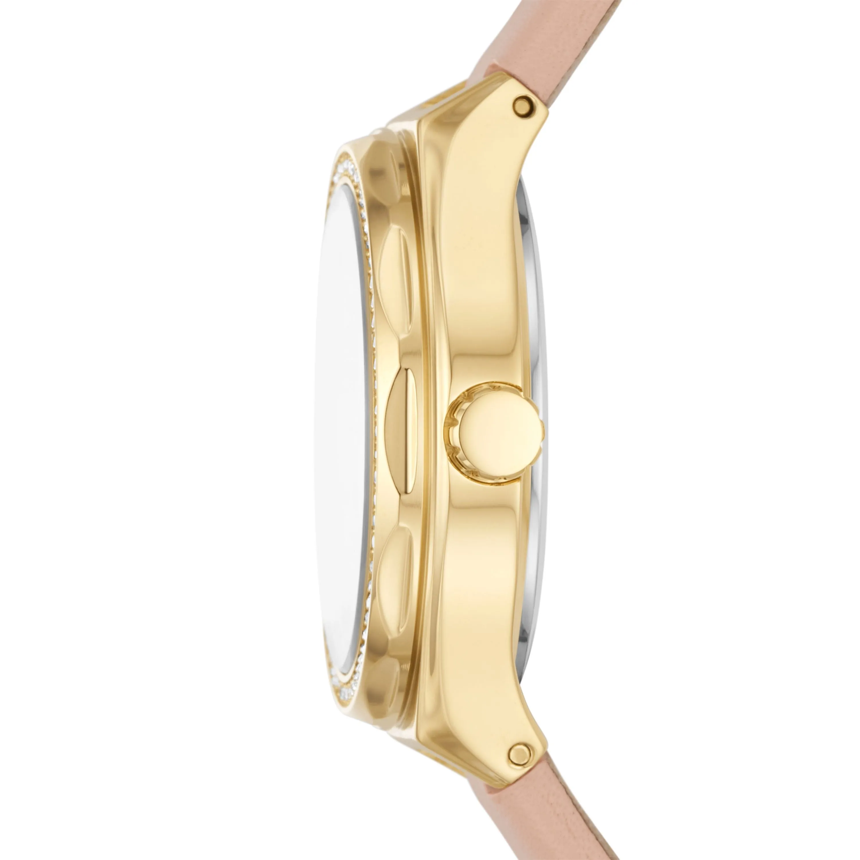 Fossil Women's Eevie Three-Hand Date, Gold-Tone Stainless Steel Watch