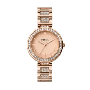 Fossil Women's Karli Three-Hand, Rose Gold-Tone Stainless Steel Watch