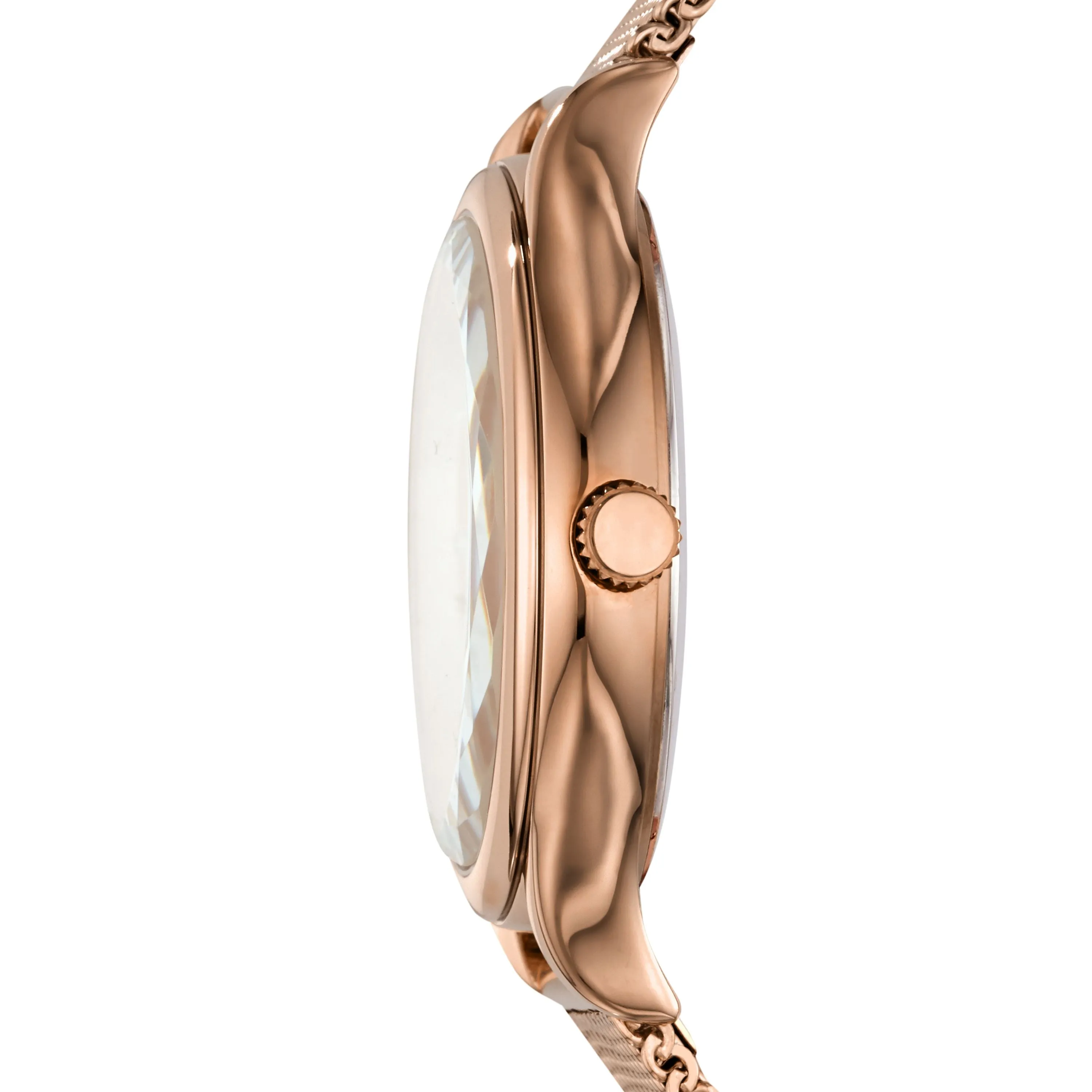 Fossil Women's Laney Three-Hand, Rose Gold-Tone Stainless Steel Watch