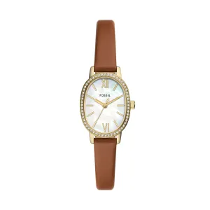 Fossil Women's Penny Three-Hand, Gold-Tone Stainless Steel Watch