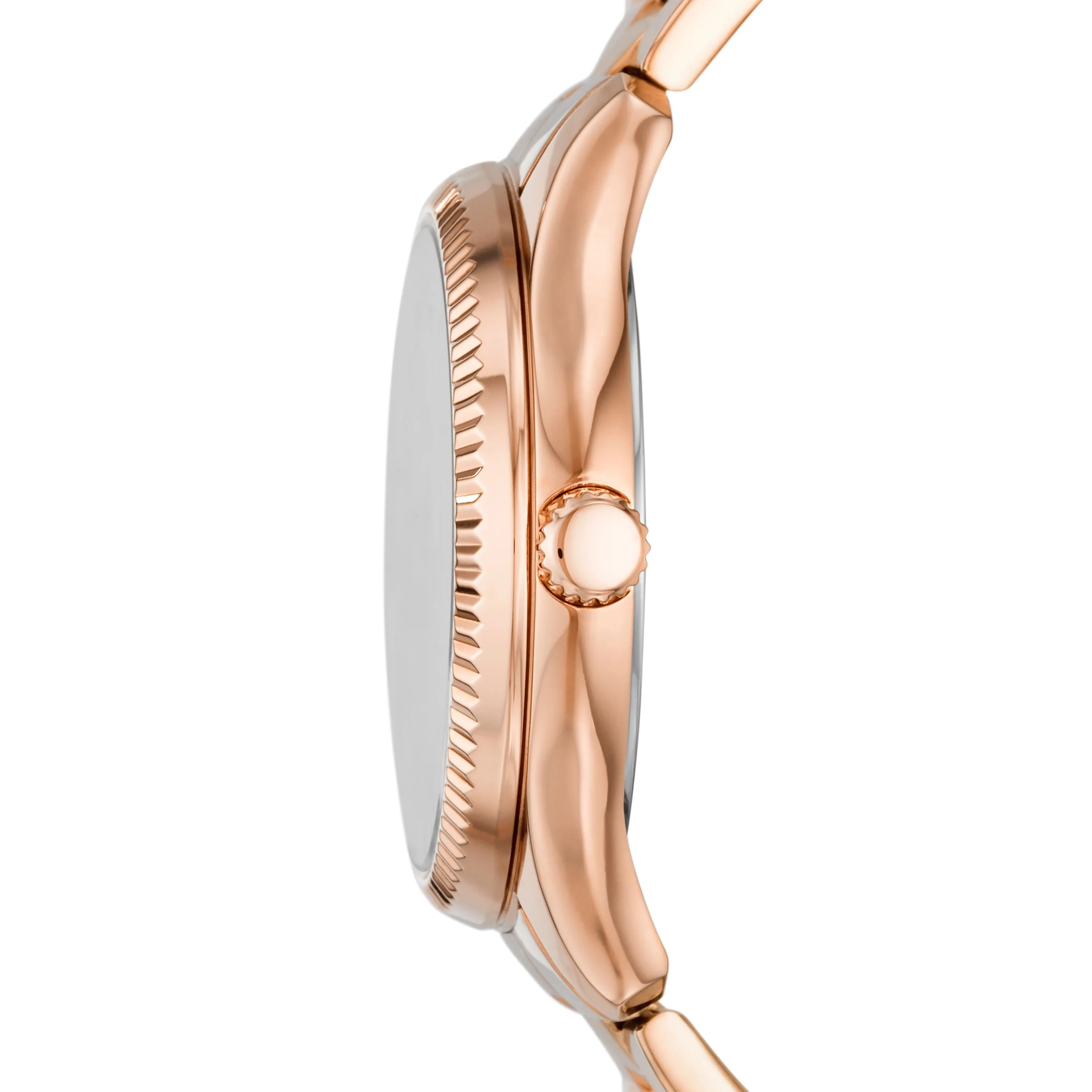 Fossil Women's Rye Multifunction, Rose Gold-Tone Alloy Watch
