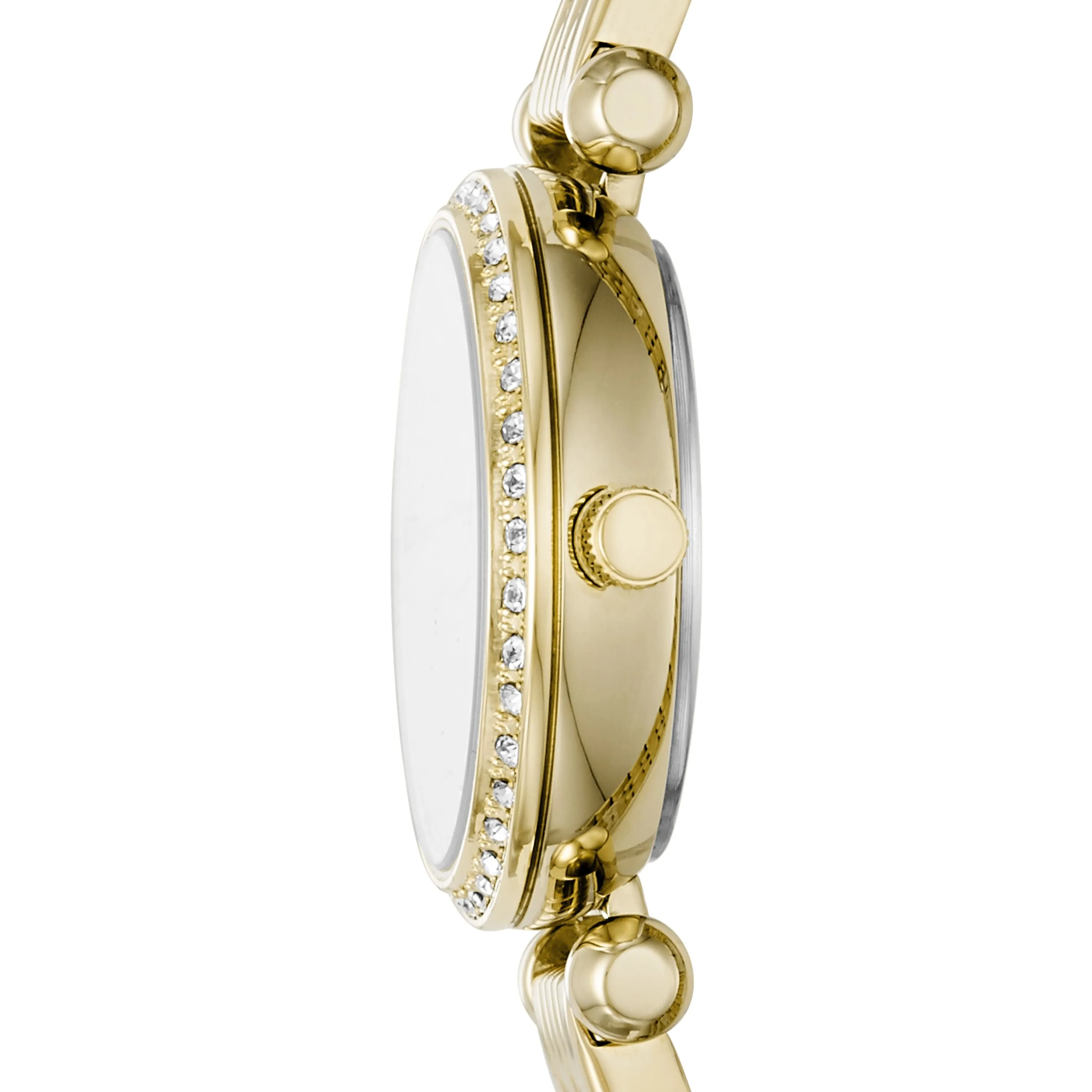 Fossil Women's Tillie Mini Three-Hand, Gold-Tone Stainless Steel Watch