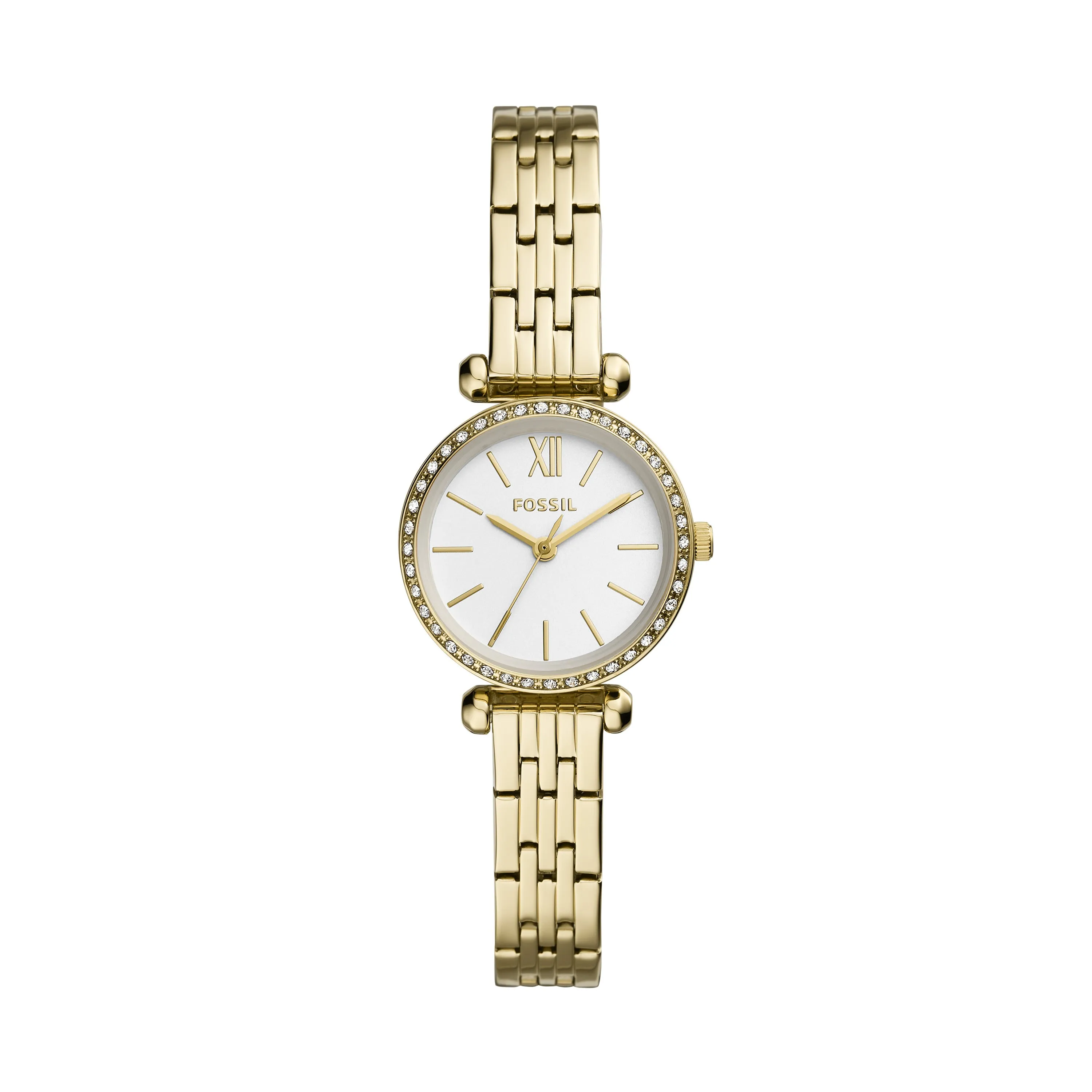 Fossil Women's Tillie Mini Three-Hand, Gold-Tone Stainless Steel Watch