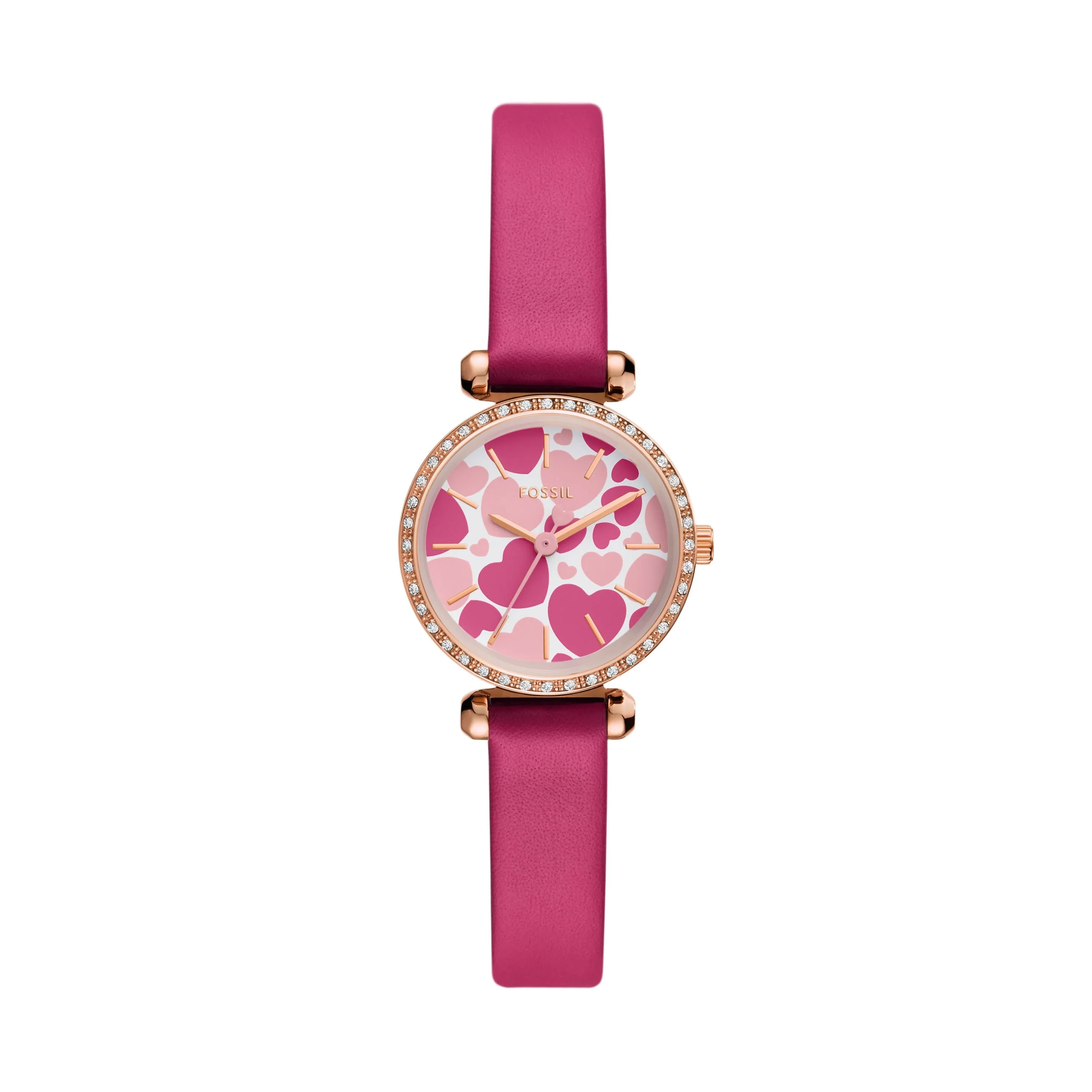 Fossil Women's Tillie Three-Hand, Rose Gold-Tone Stainless Steel Watch
