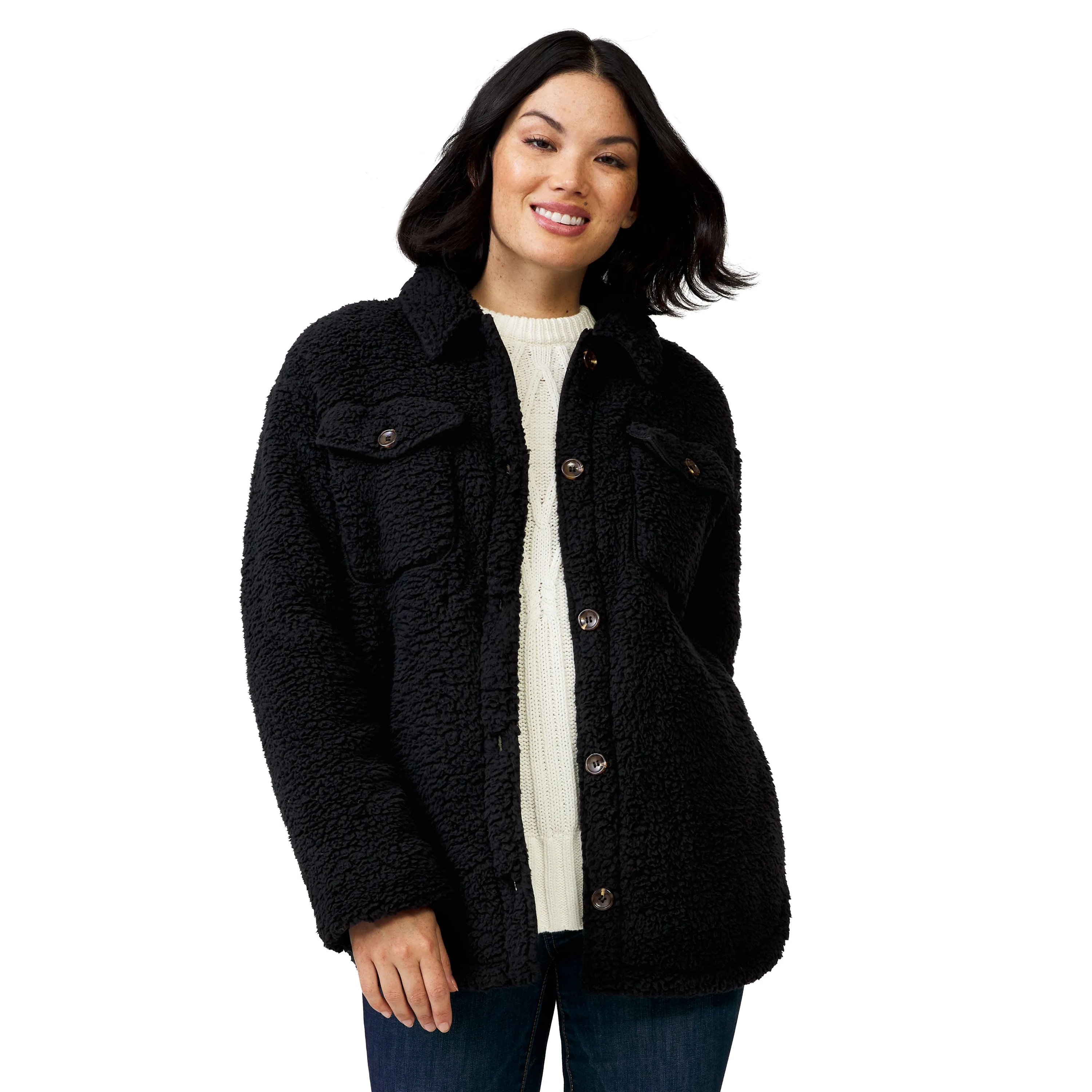 Free Country Women's High Pile Shacket