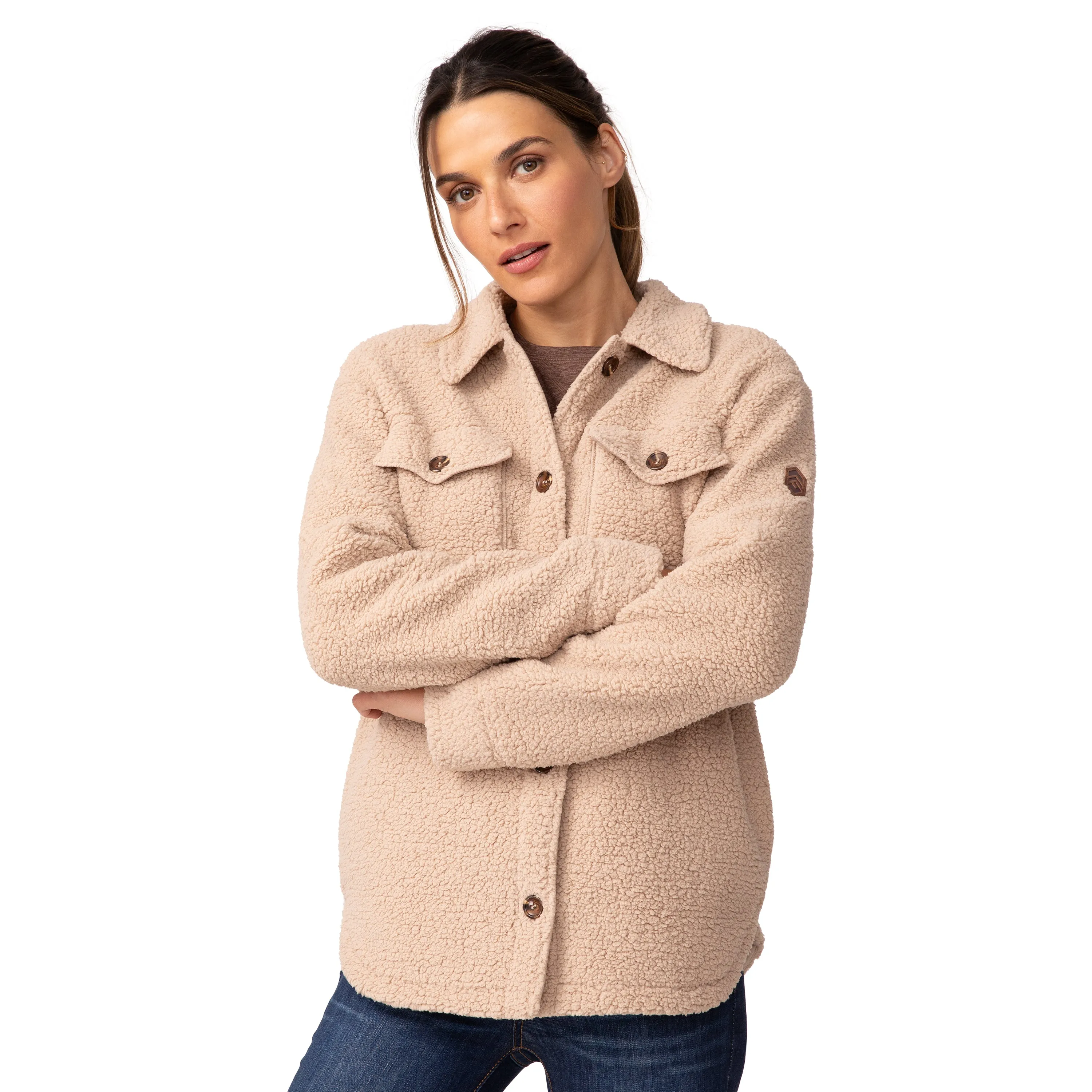Free Country Women's High Pile Shacket