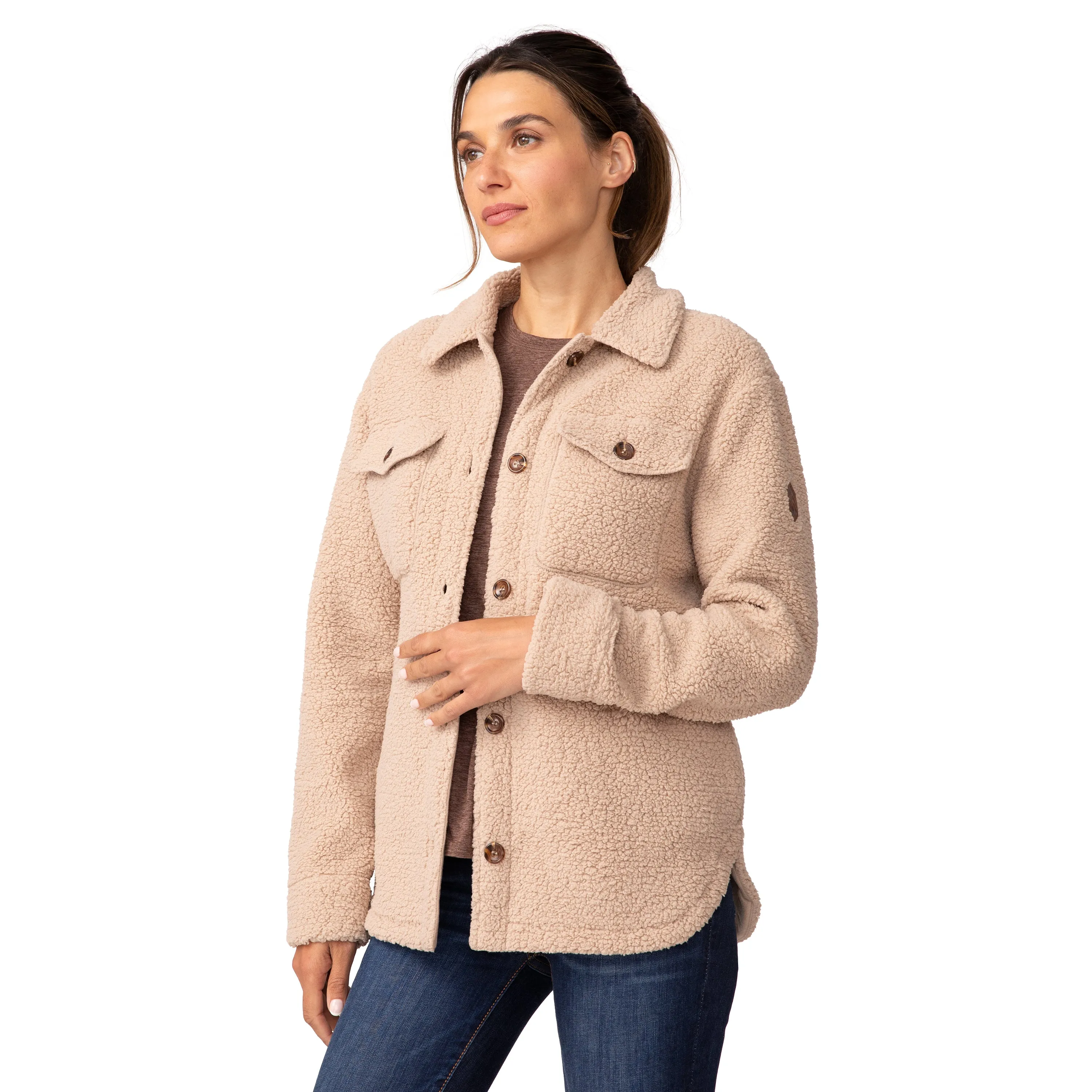 Free Country Women's High Pile Shacket