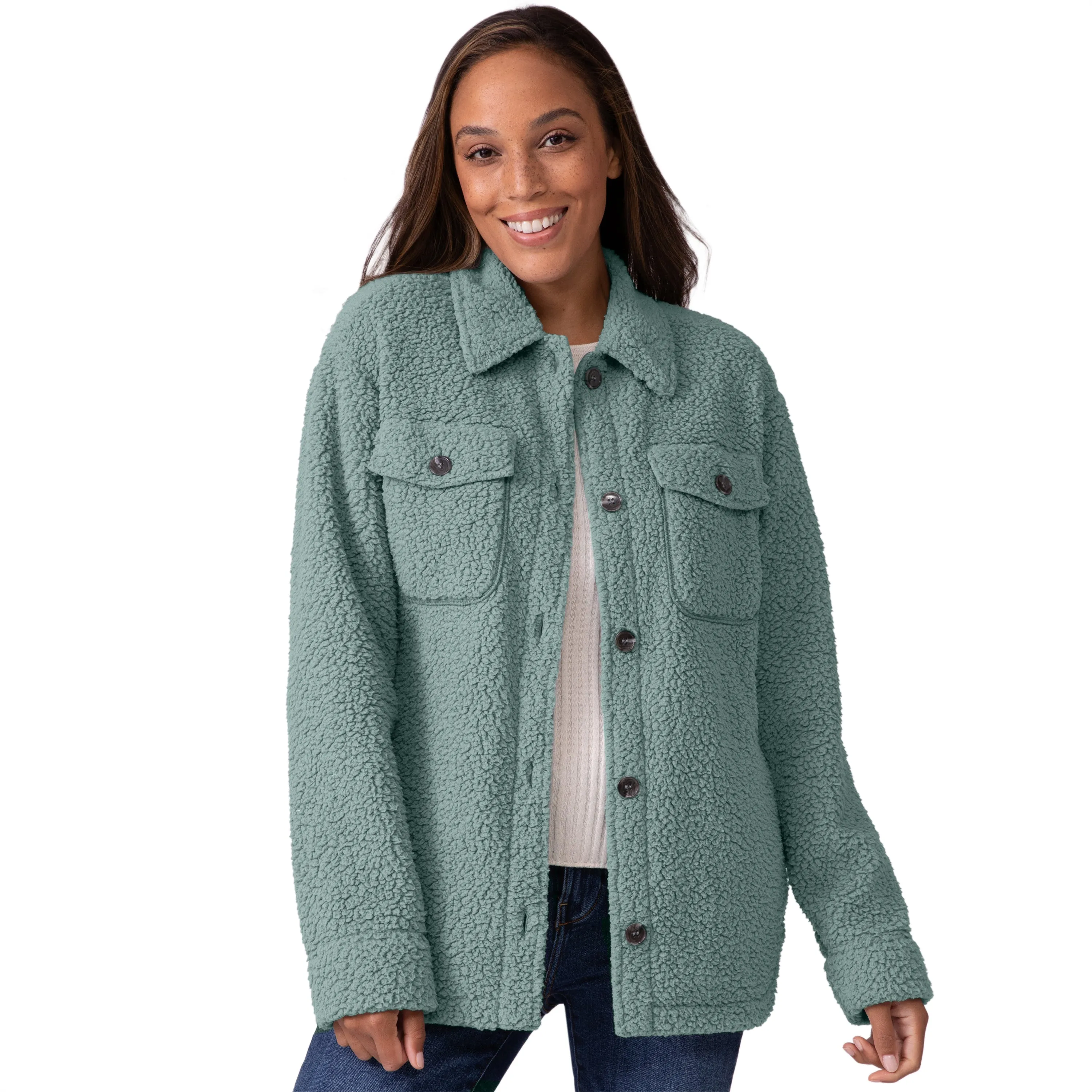 Free Country Women's High Pile Shacket