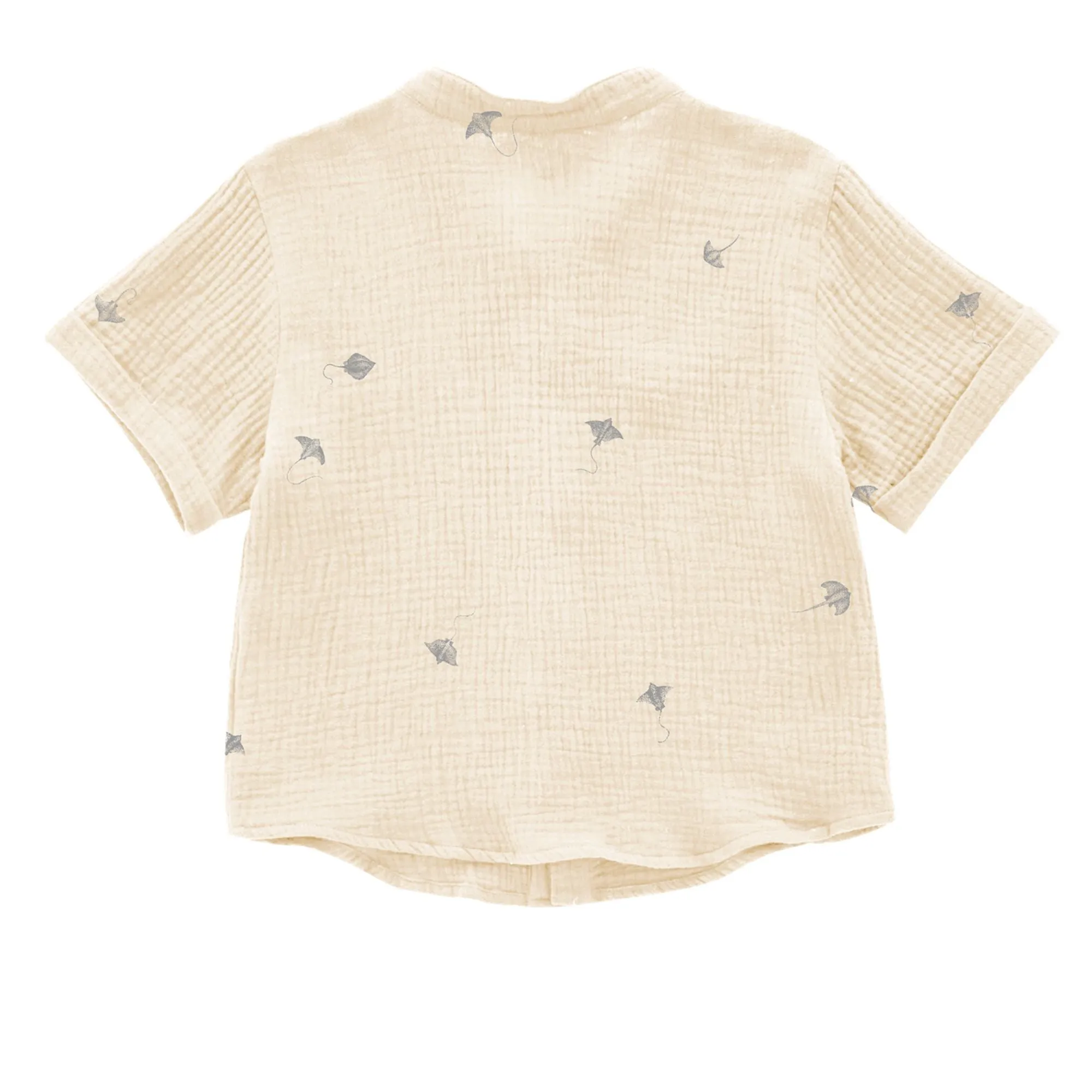Gauze Button Up Shirt