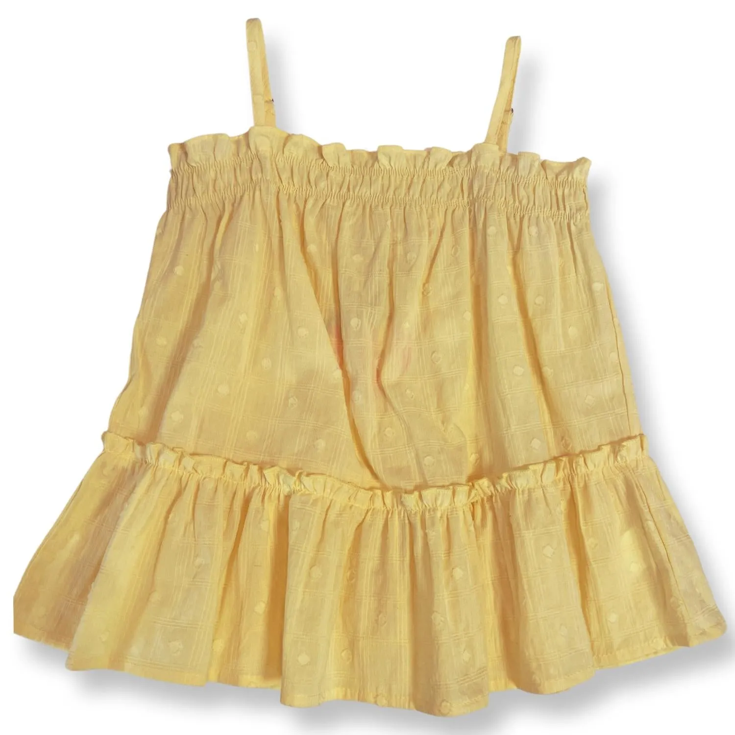 Girl Baby Doll Tank In Yellow