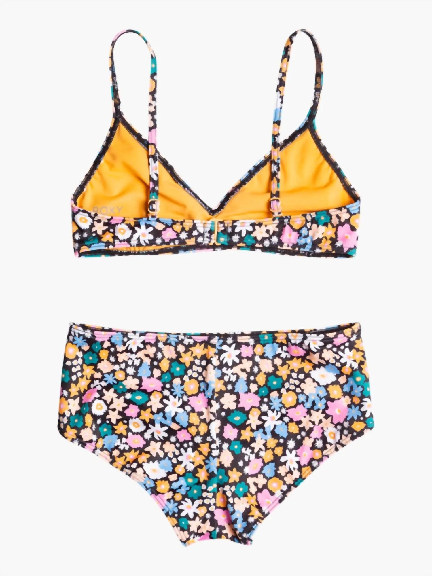 Girl's 7-16 Active Joy Triangle Two Piece Bikini Set In Multi