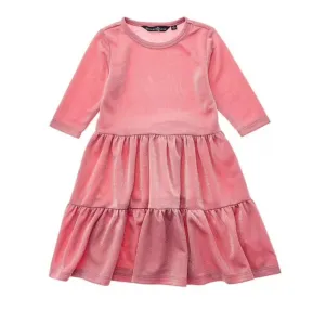 Girl's Ashton Dress In Pink Shimmer