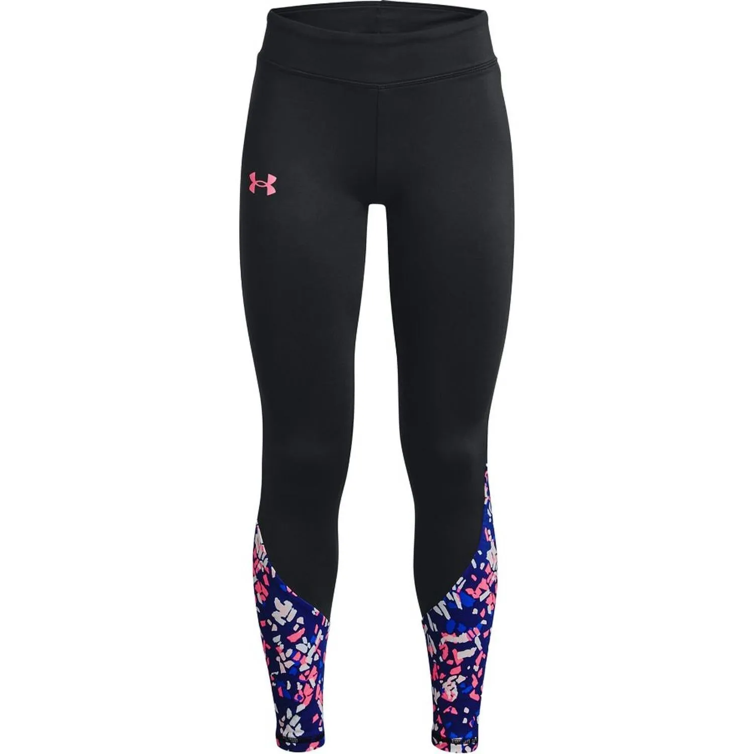 Girls' Cozy Armour Leggings In Black / Pink Punk
