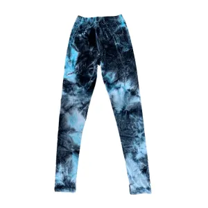 Girls' Crushed Velvet Legging In Blue
