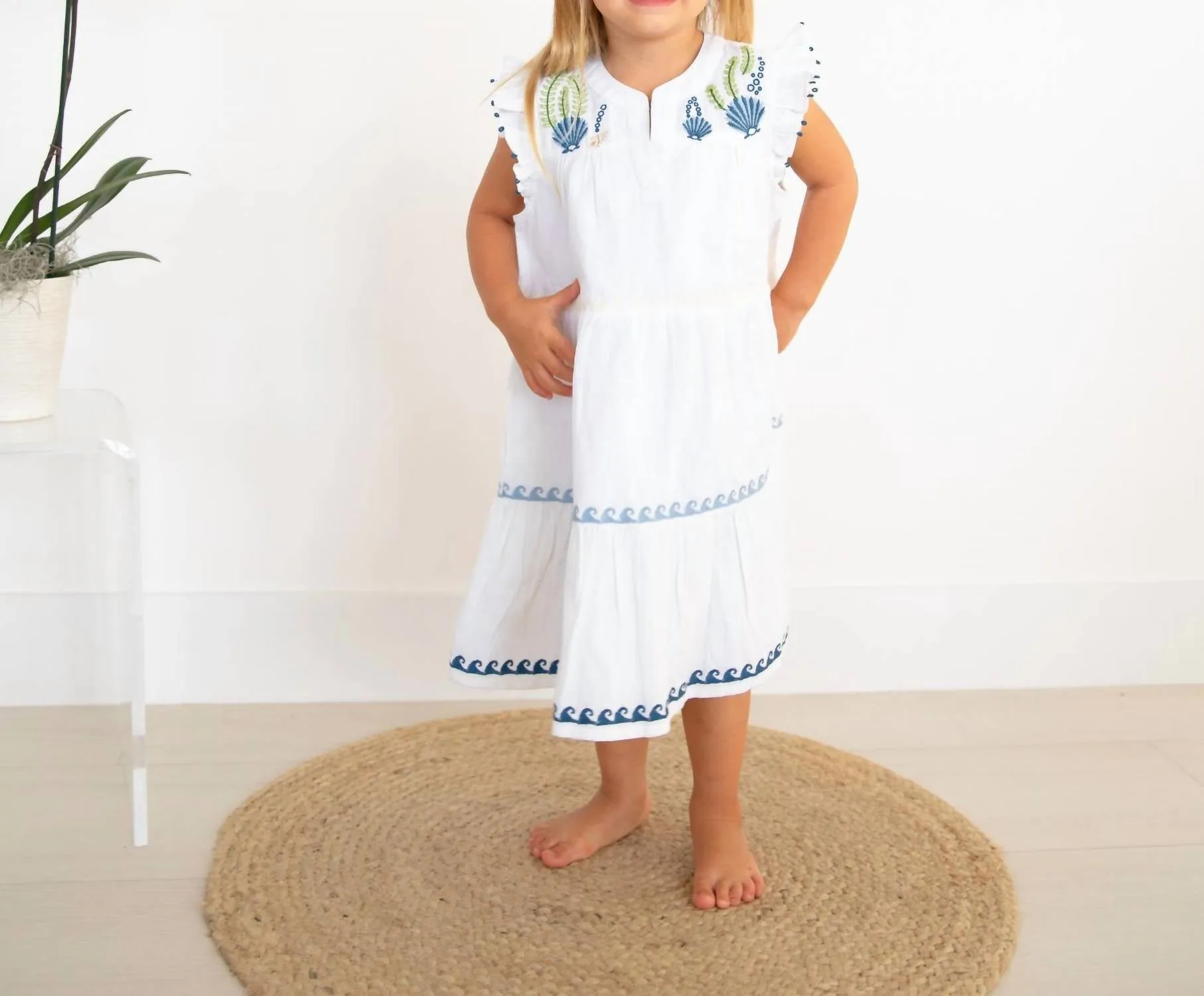 Girl's Dionis Dress In White